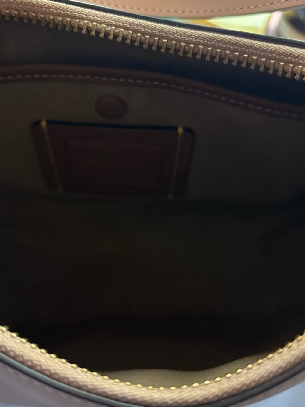 Coach Crescent Shoulder Bag in Dusty Rose - Picture 2 of 4